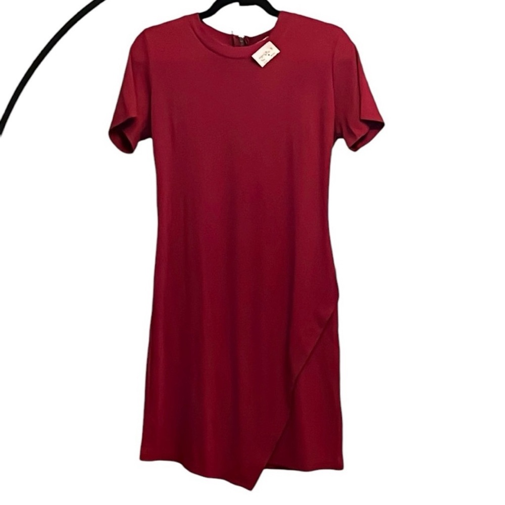 Women's Bodycon Red Ribbed
Dress